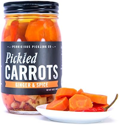 Pickled Carrots: Ginger &amp; Spice (16 oz)