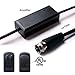 ANTV Indoor TV Antenna, 50 Mile Long Range Amplified HDTV Antenna Build in Amplifier Signal Booster, Ideal Design for Both Digital and Analog Free TV Channel Reception, 10 Feet Coaxial Cable,1-Pack
