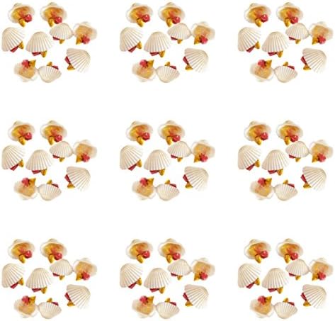 Fashion Shopperrz 30-Pcs Haldi Kumkum Shell Set Pack(Yellow)