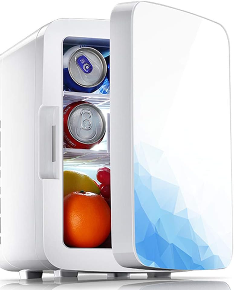 SXYYMini Fridge, 6/10L Small Car Refrigerator, Student Dormitory Home