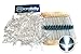 microtivity IL451 5mm Clear White LED w/Resistors (Pack of 100)