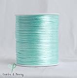 Craft And PartyRattail Satin Nylon Trim Cord Chinese Knot (AQUA)