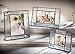 J Devlin Pic 278-46H Vintage Glass Picture Frame 4x6 Horizontal Photo Frame Heart Accent Decorative Keepsake