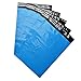 MFLABEL 100 10x13 Blue Poly Mailers Shipping Envelopes Bags Plus 12pcs Red Fragile Stickers