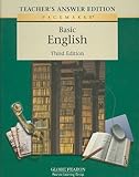Basic English Teacher's Answer Edition, 3rd edition (Pacemaker Curriculum : Careers) by
