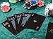 bC BimeTALliC CAble BC0671HSPK Waterproof PVC Poker Playing Cards, 2 Deck of Poker Card with Black Backing in Box Great Gift for Card Players Family Party BBQ Game, Black