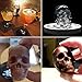 3D Skull Ice Cube Mold Tray, Silicone Ice Cube Tray Ball Skull Mold with 4 Removable Funnels, Large Ice Cube Maker for Whiskey Wine, Cocktails and Beverages