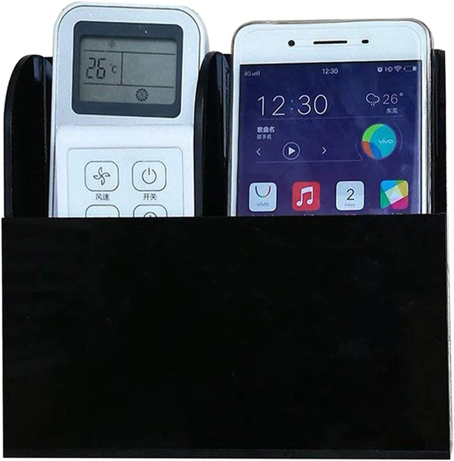 Best Remote Control Holder Wall Mount Media Organizer Storage Box