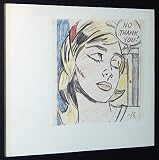 Front cover for the book Roy Lichtenstein, a drawing retrospective : April 10 to May 12, 1984, on the occasion of the twenty-fifth anniversary of the gallery by Robert Pincus-Witten