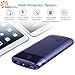 KAKAFU 20000mAh Power Bank (Dual USB Port, 3.1A Total) External Portable Charger Battery Pack Portable Charger with LED Flashlight for iPhone 8/7,iPhone X,iPad Pro, Galaxy S10,S9,S8,S7,Note9/8 More