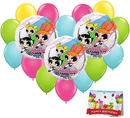 Powerpuff Girls Balloons Bouquet 17pc