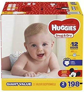198 huggies diapers