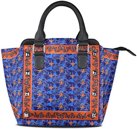 MALPLENA Butterflys And Elephants Print handbag Shoulder Bag Work Bag
