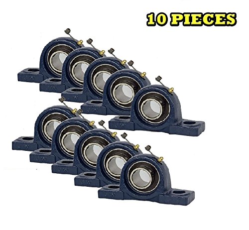 10 Pieces- UCP208-24, 1-1/2 inch Pillow Block Bearing Solid Base,Self-Alignment, Brand NEW!
