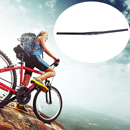 Smartlove1P Professional MTB Bicycle Handlebar Black Handlebar 31.8mm Aluminum Alloy Flat Bar Straight Thick Tube Bicycle Parts