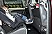 Alphabetz 2-Piece Kick Mats Car Seat Protectors with Storage Pocket and Baby-in-Car Sign, Black