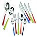 Fiesta, Silver Merengue 50 Piece Flatware Set with Steak Knives