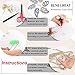 BENECREAT 10 Yard Crystal Rhinestone Close Chain Clear Trimming Claw Chain Sewing Craft about 2880pcs Rhinestones, 2mm - Red (Silver Bottom)