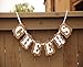 Qadira CHEERS Classical Vintage Wedding Home Party Decoration Bunting Banner