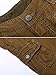 OCHENTA Men's Multi Pockets Military Cargo Pants #3380 Coffee 36