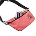 BKID Nylon Waist Pack Zipper Waist Bag Smart Phone Sport Case Travel Fanny Bag Card Pocket (Orange)