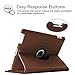 Fintie Rotating Case for iPad 4 / 3 / 2 - 360 Degree Rotating Smart Stand Protective Cover with Auto Wake/Sleep for iPad 4th Gen with Retina Display, iPad 3 & iPad 2, Brown