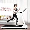 WOOD TREE Folding Treadmill with Electric Start Function, for weight loss, exercise and fitness equipment, with cover…