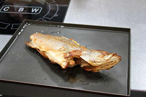 Standard flat tray, Commercial Combi Oven accessory, Non stick and hard anodizing, Aluminium, 1/1GN size - Thumbnail 5