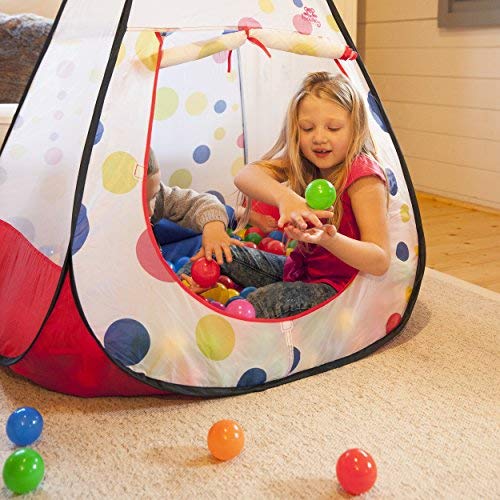 Plastic Air Filled Balls for Pits 100 Pack | Crush Proof, Durable, BPA & Phthalates Free, Colorful | for Indoors & Outdoors, Play Tents, Kiddie Pools, Playpen, Jumping Castles, Bounce Houses - Thumbnail 5