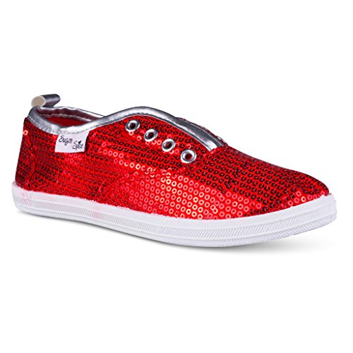 girls red tennis shoes