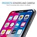 FlexGear Screen Protector for iPhone 11 Pro/iPhone X Xs [Full Coverage] Tempered Glass, Clear (3-pack)