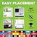 Mohu Leaf 30 Television Antenna, Indoor, 30 Mile Range, Original Paper-thin, Reversible, Paintable, 4K-Ready HDTV, 10 Foot Detachable Cable, Premium Materials for Performance, USA Made, MH-110598