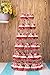Cupcake Stand, 6 Tier Large Cupcake Tower Display, Round Cupcake Holder, Acrylic Dessert Stand, Pastry Display Tree for Party, Wedding, Baby Shower