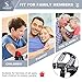swelldom Grip Strength Trainer Hand Grip Strengthener 2 Pack, Adjustable Forearm Grip Workout Grips Exerciser Improve Finger Wrist Dexterity, Gripper for Athlete + Instruction, Key Chain Carrying Bag