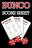 Bunco Score Sheets: 100 Score Keeping for Bunco Game Lovers, Bunco Score Cards, Bunco Party Supplies by C2C Publishing