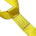 2x Car Basket Straps Adjustable Tow Dolly DEMCO Wheel Net Set Flat Hook YELLOW