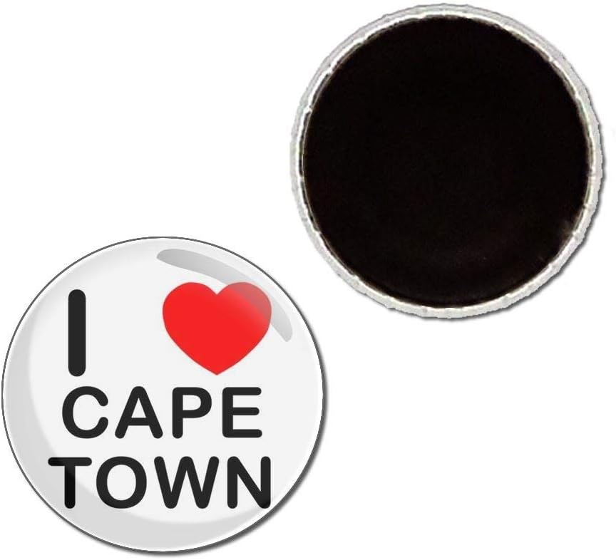 I Love Cape Town 25mm Button Badge Fridge Kitchen