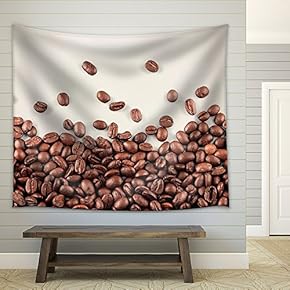 Coffee. - Fabric Wall Tapestry Home Decor - 51x60 inches