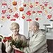 Valentines Day Decorations Hanging Swirls - 36 PCS Tifeson Conversation Heart Teddy Bear Cupid Valentines Day Swirls Ceiling Decorations Hanging Decor - Valentine's Day Party Decorations Supplies