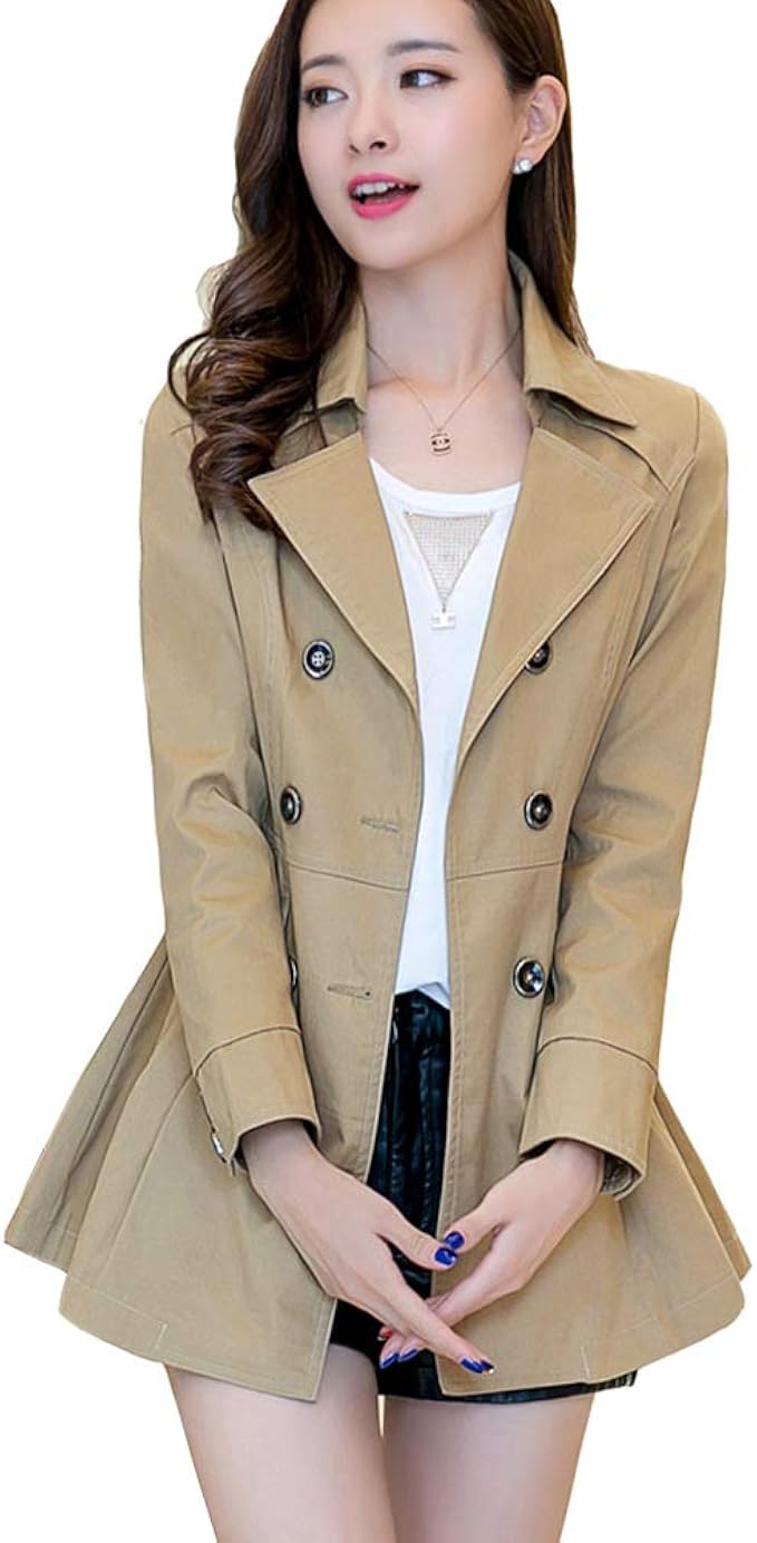 Niceast トレンチコート レディース コート春秋 ベーシックトレンチ Amazon Niceast トレンチコート レディース コート春秋 ベーシックトレンチ Amazon