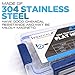 304 Stainless Steel Phillips Flat Head Screw 300 Pcs