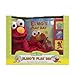 Sesame Street - Elmo's Play Day - Play-a-Sound Book and Cuddly Elmo Plush - PI Kids