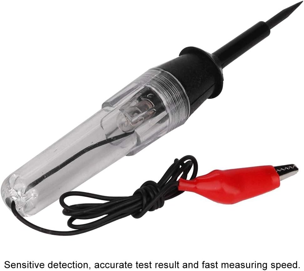 Yctze 6-12-24V Car Test Pen PVC plasticAuto Electrical Voltage Test Pen Light Lamp Circuit Tester Detector Probe - Image 4