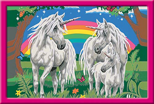 Ravensburger CreArt 28908 - Fabelhafte Einhornwelt - Malen nach Zahlen Delfine für Kinder ab 9 Jahre – Bild 3