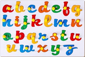 Little Genius Jumbo Alphabets Cursive with Big Knob