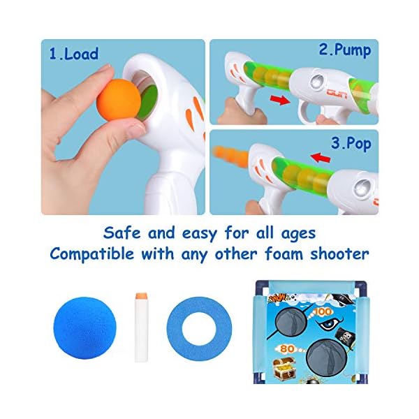 DX-DA-XIN-Moving-Shooting-Targets-Game-Electric-Scoring-Target-Kids-Toy-with-2-Popper-Guns-18-Foam-Balls-Outdoor-Garden-Toys-Gifts-for-Boys-Girls-110-x-42cm DX DA XIN Moving Shooting Targets Game Electric Scoring Target Kids Toy with 2 Popper Guns 18 Foam Balls Outdoor Garden…