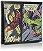 Marvel Men's Multi Character Panel Slimfold Wallet in Collectible Tin Box, One Size