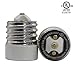 UL-listed Mogul (E39) to Medium (E26/E27) Light Bulb Lamp Socket Porcelain Adapter Converter Reducer