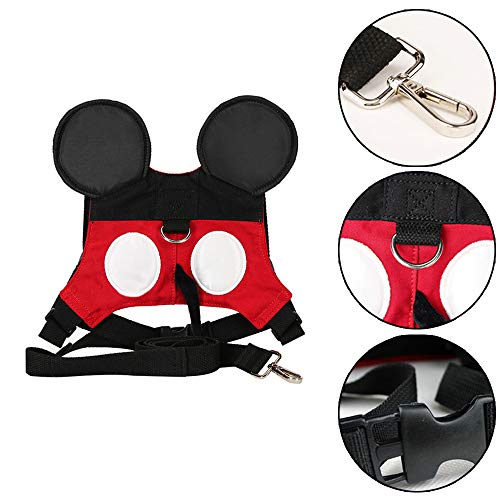 MPAYIXUNGS Baby Safety Walking Harness-Child Toddler Anti-Lost Belt Harness Reins Toddler Anti-Lost Belt with Safety Leash Mini Strap for Boys and Girls FF10026 - Thumbnail 3