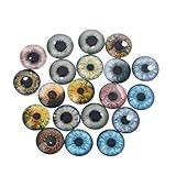 cici store 20Pcs Cute Glass Eyes for Doll,Puppet, Plush Animal Toy Accessories DIY Crafts Making Handmade 10mm/16mm/20mm (18mm)